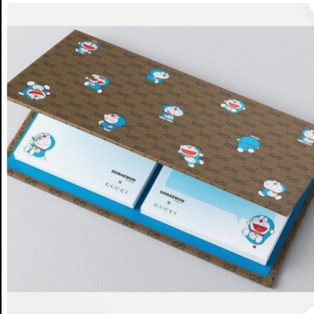 Gucci x Doraemon Hard Cover Memo pad